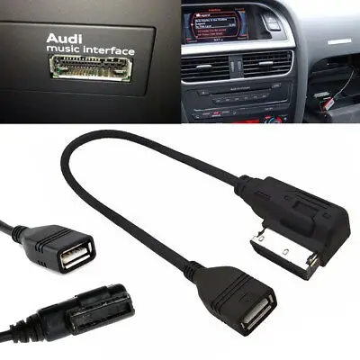 Agptek Audi Music Interface Ami Mmi Aux Usb Cable For A4, A5, A6, A7, A8, Q5, Q7, R8, Tt, Ma15 User Manual