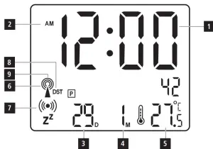 hama Radio Alarm Clock “Piccolo” Instruction - fig 2