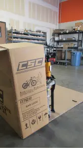 CSC FT750ST Step Through Electric Bicycle - Assembling2