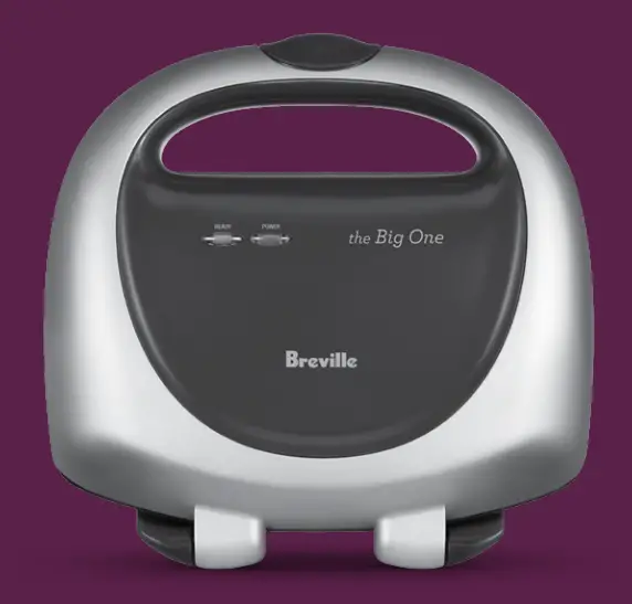 Breville Bts100 The Big One Sandwich Press Instruction Booklet