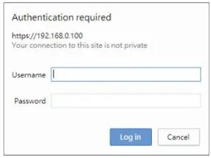 PLANET GS-5220-8P2T2S L2+ Gigabit Ethernet---Login Screen