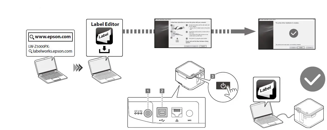 EPSON LW-Z5000 Series Label Works fig3