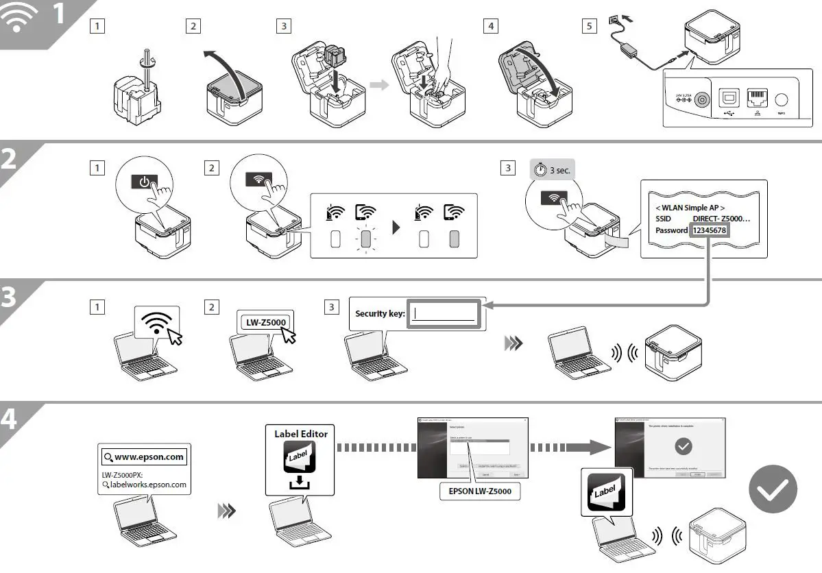 EPSON LW-Z5000 Series Label Works fig4