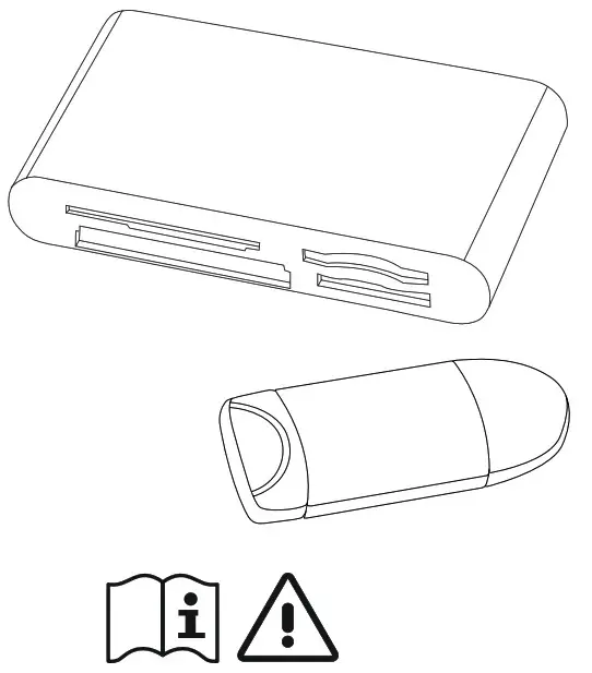 hama 00055348 USB 2.0 & USB 3.0 Card Reader - Cover