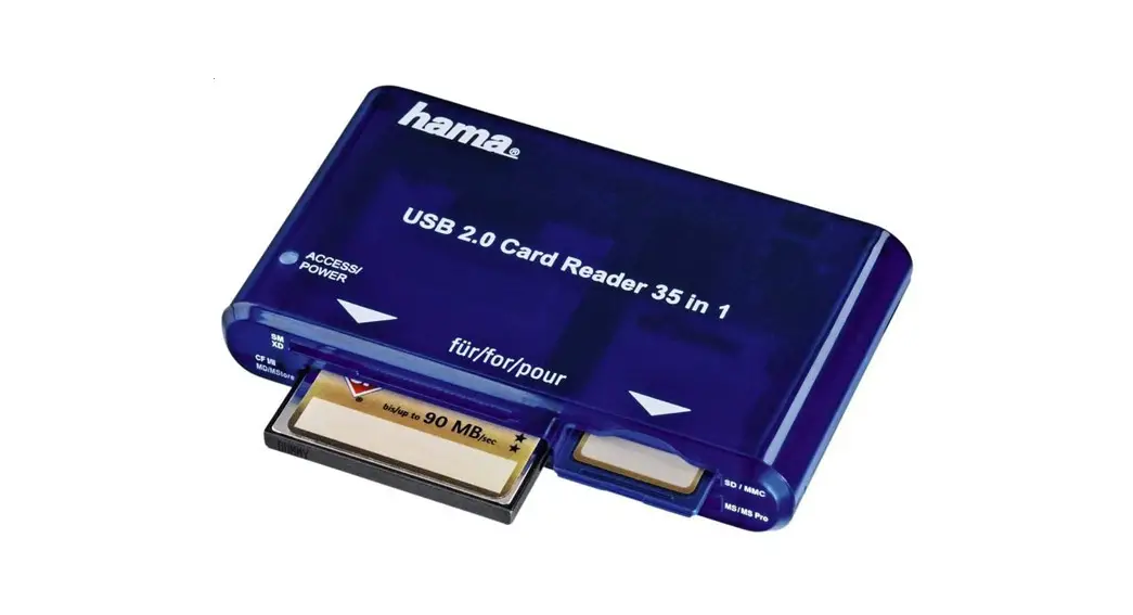 Hama 00055348 Usb 2.0 & Usb 3.0 Card Reader Instruction Manual Hama 00055348 Usb 2.0 & Usb 3.0 Card Reader Instruction Manual