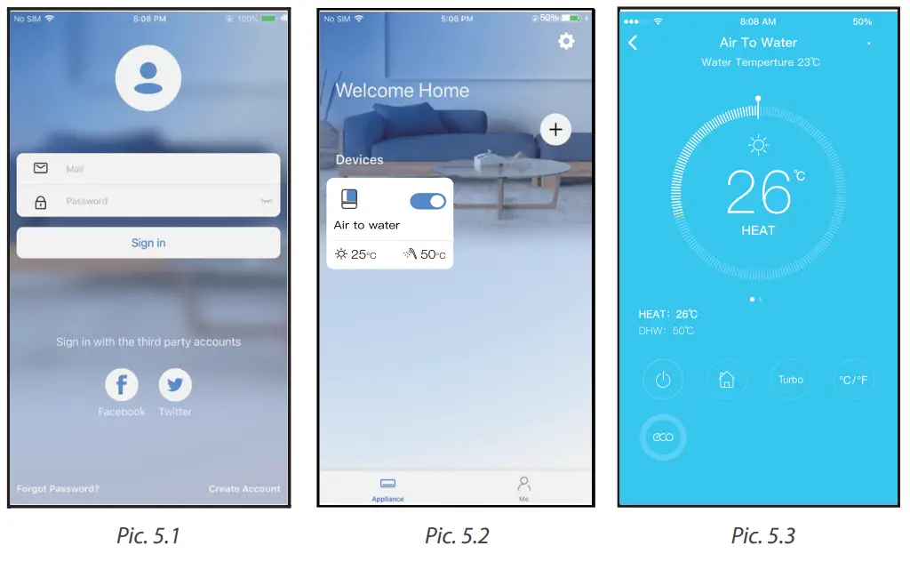 ROTENSO EU-SK105 US SK105 NetHome Plus for Multi Split Aquami - app 7