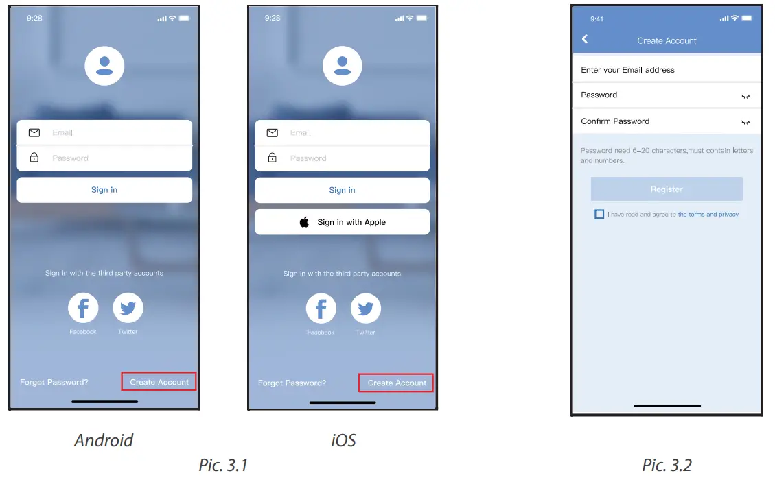 ROTENSO EU-SK105 US SK105 NetHome Plus for Multi Split Aquami - app