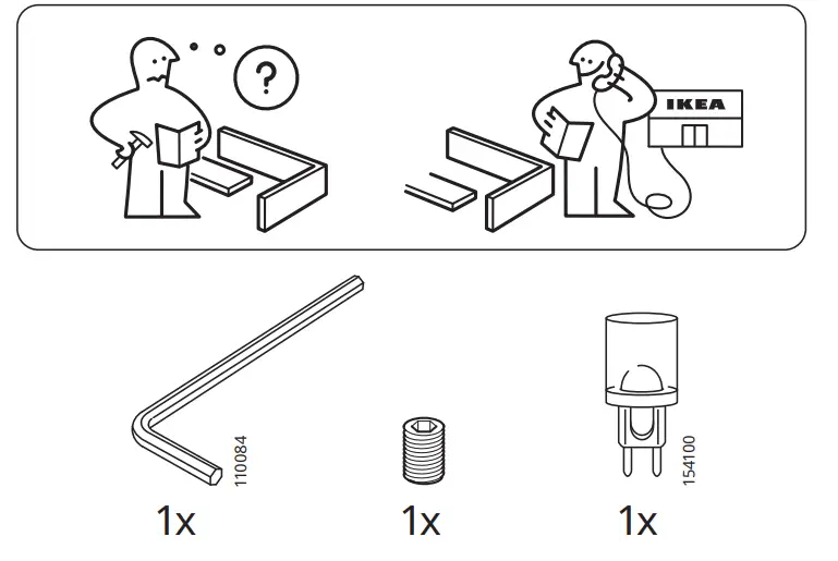 IKEA HOVNAS Chrome Table Lamp fig1