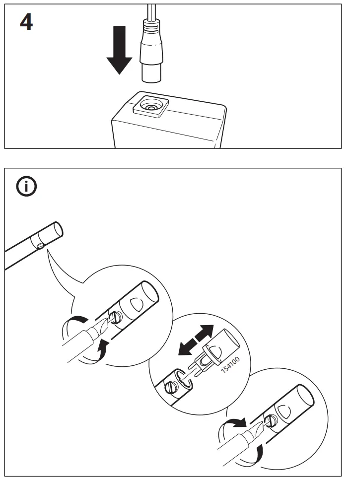 IKEA HOVNAS Chrome Table Lamp fig5