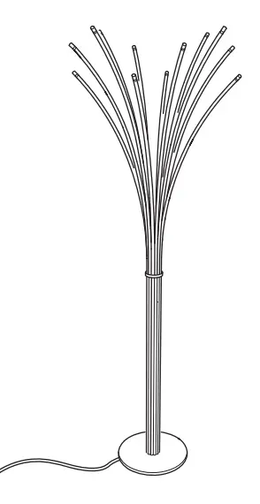 IKEA HOVNAS Chrome Table Lamp