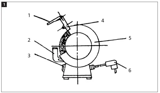 MEEC TOOLS 249861 Bench Grinder fig 1