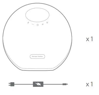 HARMAN Onyx Studio 5 Portable Bluetooth Speaker - What's in the Box