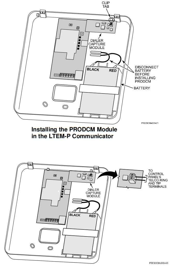resideo PRODCM Dialer Capture Plug In Module -fig1