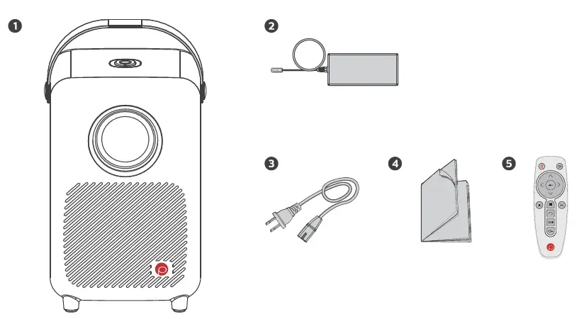 pixthink M1 1080P Full HD Projector Digital Projector-1
