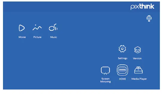 pixthink M1 1080P Full HD Projector Digital Projector-11