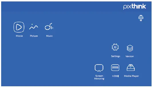 pixthink M1 1080P Full HD Projector Digital Projector-12