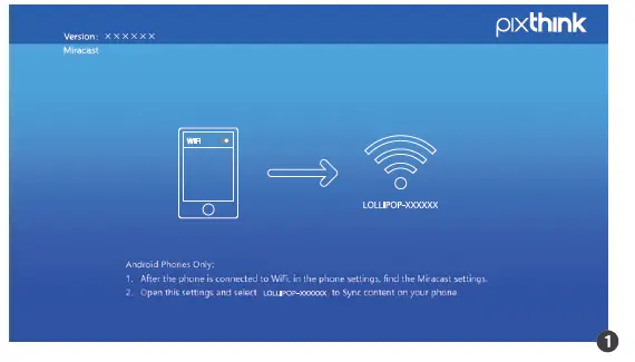 pixthink M1 1080P Full HD Projector Digital Projector-18