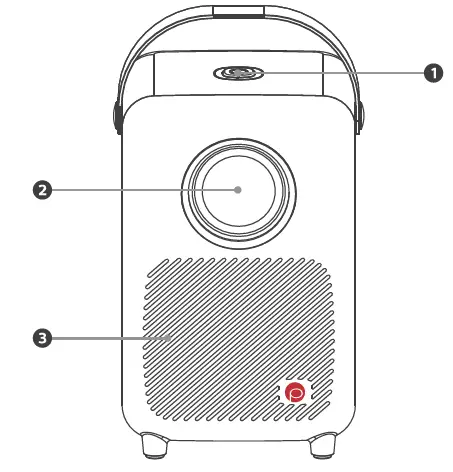 pixthink M1 1080P Full HD Projector Digital Projector-2