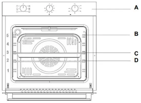 JOCEL JFE014511 Built-In Oven - PRODUCT