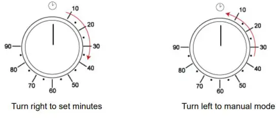 JOCEL JFE014511 Built-In Oven - mechanical timer