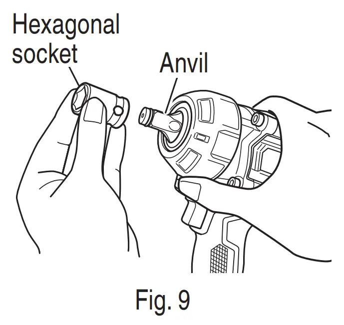 metabo WR 36DE Cordless Impact Wrench - fig 12