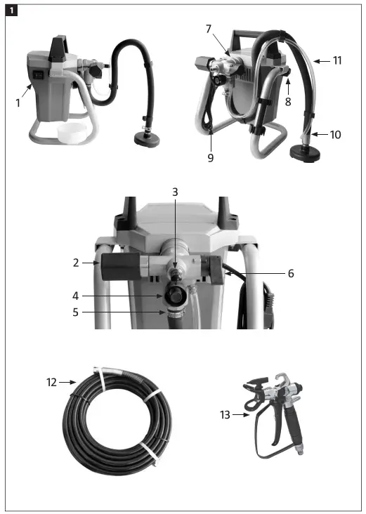 MEEC TOOLS 011485 Paint Sprayer - 1