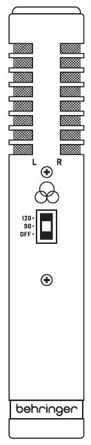 behringer VIDEO MIC MS Dual-Capsule Mid-Side Condenser Microphone for Video Camera pro