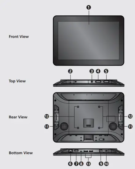 ATEN VK330 10 1 Inch Touch Panel - overview1
