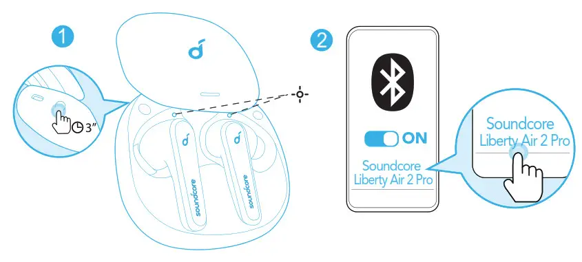 soundcore Liberty Air 2 Pro Pairing with another device