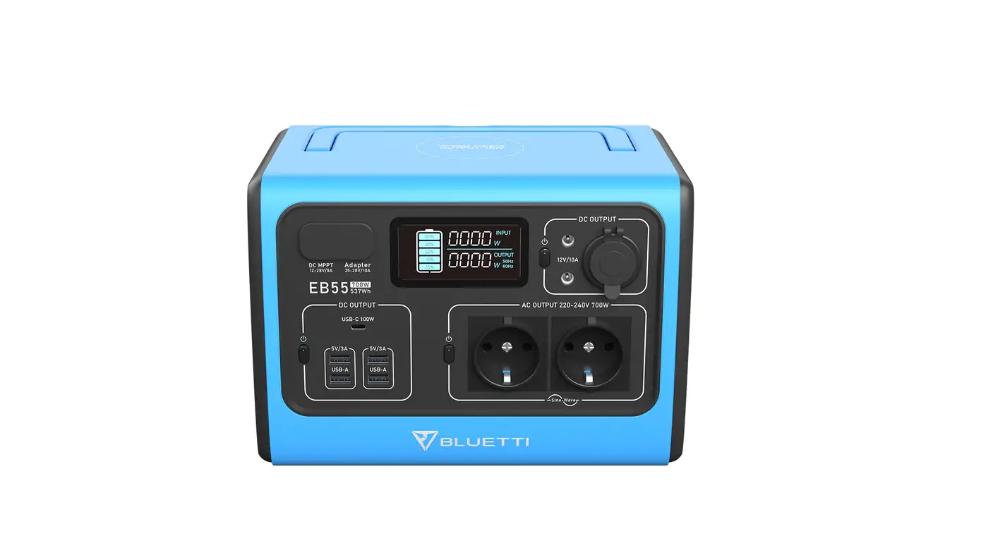 Bluetti Eb55 537wh Portable Power Station User Manual