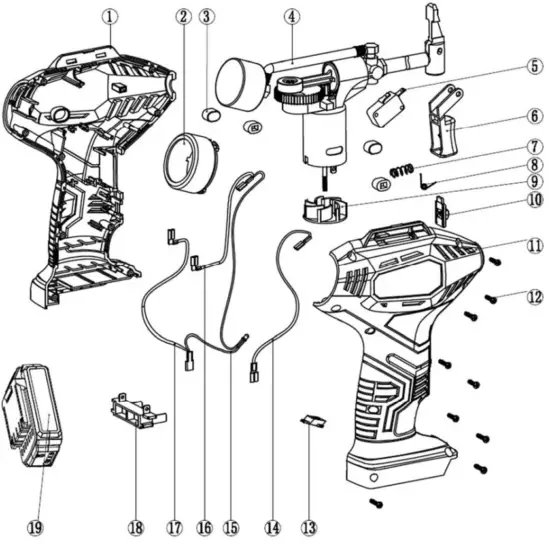 ZIPPER ZI LPE20 AKKU Cordless Inflator - Fig 7