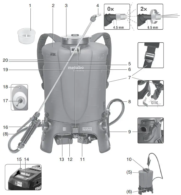 metabo-RSG-18-LTX 15-Cordless-Backpack-Sprayer-fig1