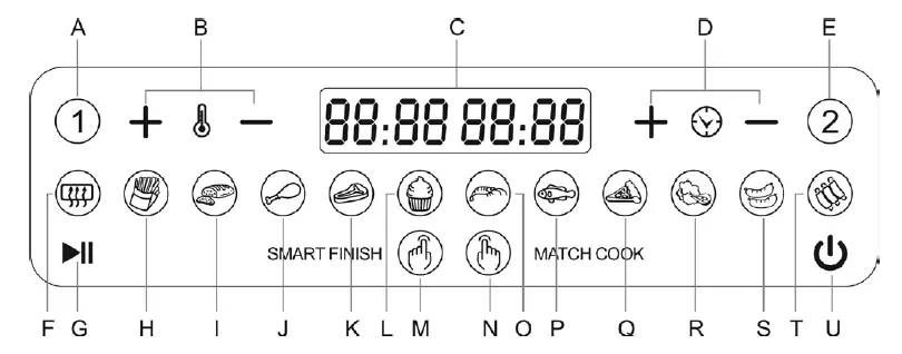 EMtronics EMDAF9LD 9L Double Air Fryer-fig2
