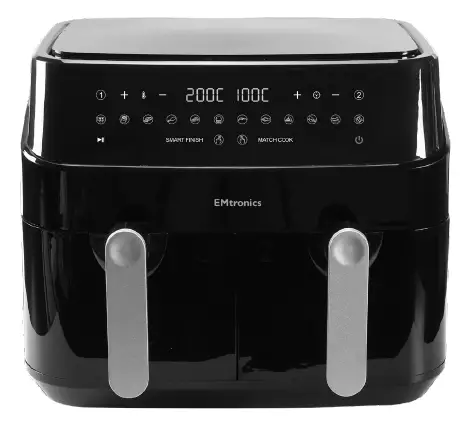 EMtronics EMDAF9LD 9L Double Air Fryer-prod