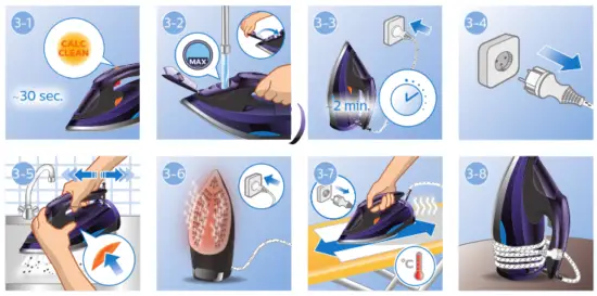 PHILIPS GC5030 Series Azur Elite Steam Iron - 3