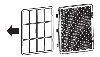cleaning the air filter 2