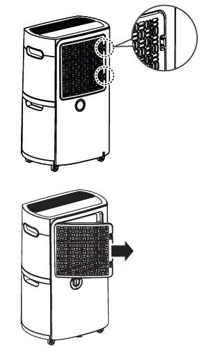 cleaning the air filter