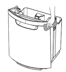 cleaning the water bucket 2