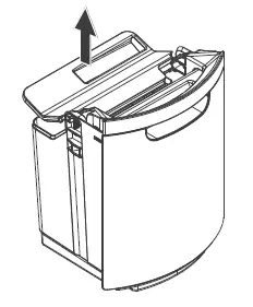 cleaning the water bucket