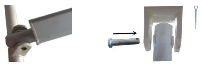 SIERRA SC 3000 Standard Electric Lift Massage Table Flat - ATTACH THE ELECTRIC MOTOR 4