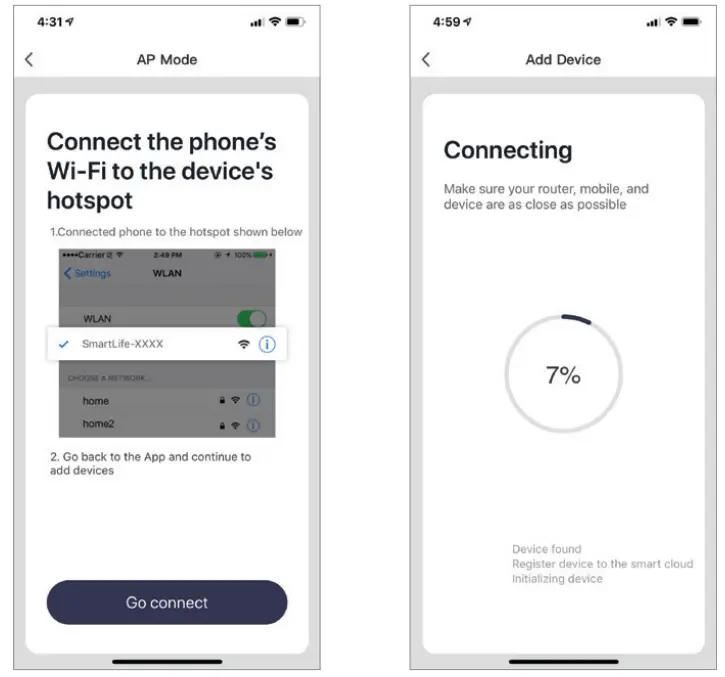 Brookstone Z52NAS Smart Water Sensor app 6