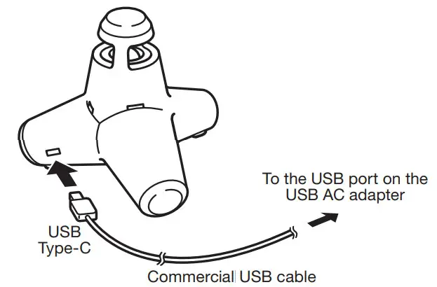 ELECOM SP ELB001C Wireless Tetrapod Bluetooth Portable Speaker - figure 1