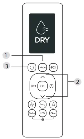 Dehumidification mode