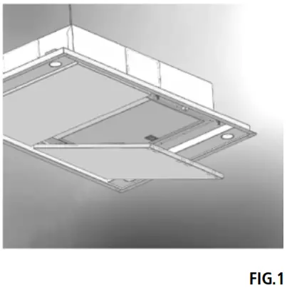 caple CE902SS Ceiling Hood Stainless Steel - fig