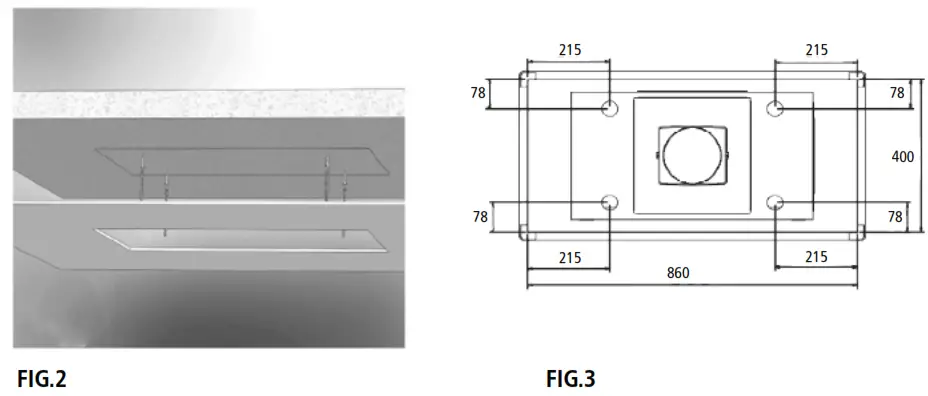 caple CE902SS Ceiling Hood Stainless Steel - fig