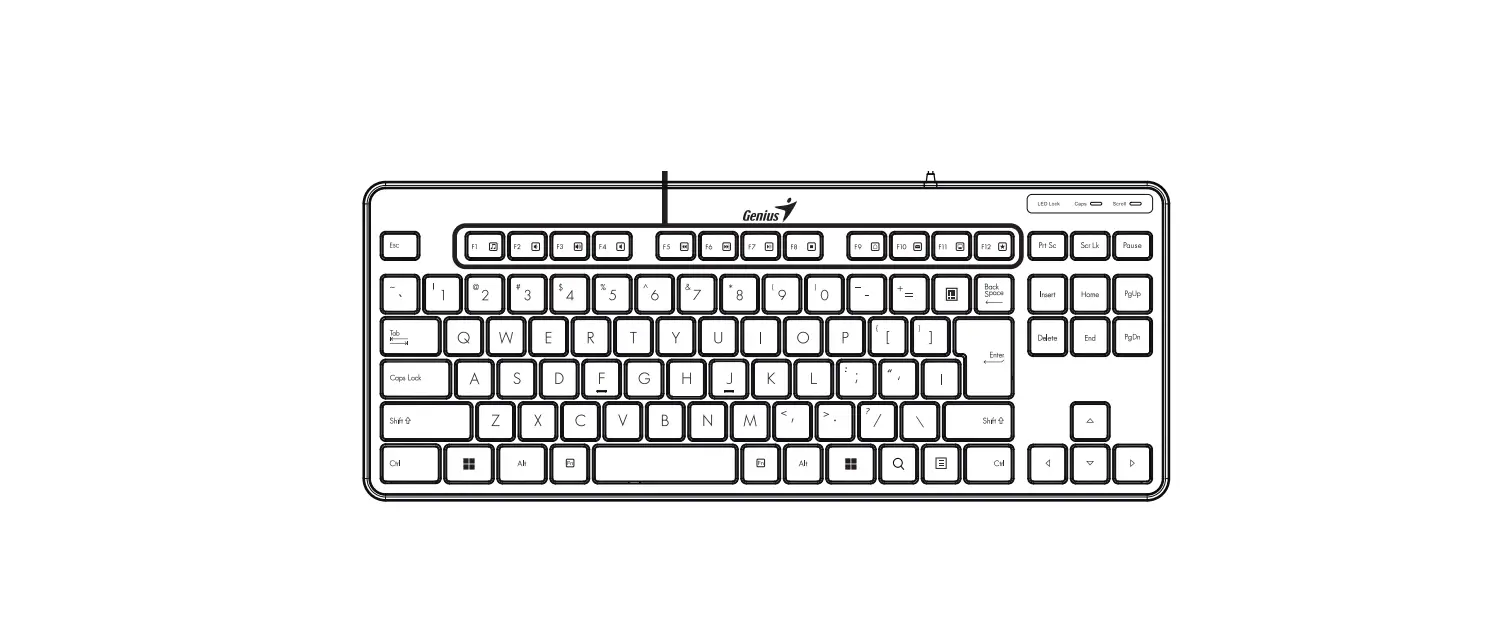 Genius 31300725109 Luxemate 110 Compact Multimedia Keyboard User Guide Genius 31300725109 Luxemate 110 Compact Multimedia Keyboard User Guide