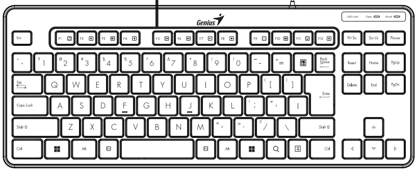Genius-31300725109-LuxeMate-110-Compact-Multimedia-Keyboard-PRODUCT