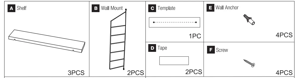 SORBUS-WD-3TR-GRW-3-Tier-Grey-Wood-Decorative-Wall-Shelves-1