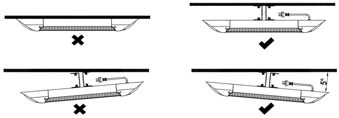 electriQ Outdoor Wall and Ceiling Hanging - AND CEILING POSITION
