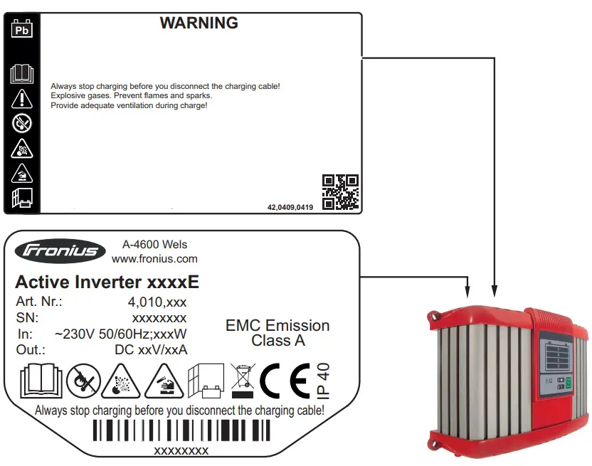 fronius 1020E Selectiva BATTERY CHARGERS - fig 1